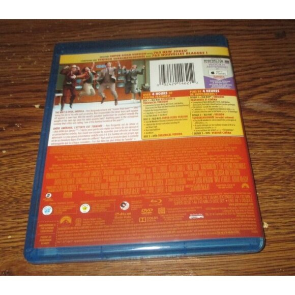 Anchorman 2: The Legend Continues (Blu-ray Disc, 2014, 3-Disc Set, Canadian) - Picture 4 of 4